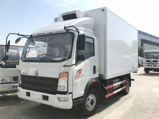 (厢长4.1米)重汽howo冷藏车