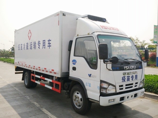 (厢长5.1米)五十铃600p冷藏车
